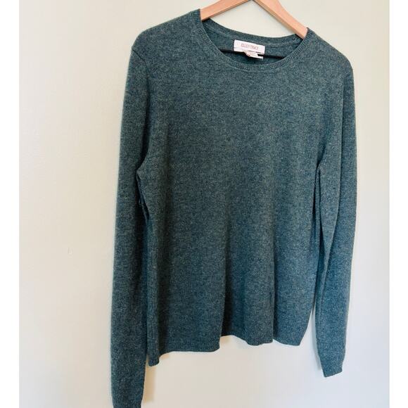 Ellen Tracy Green Cashmere Sweater XL - Picture 3 of 6